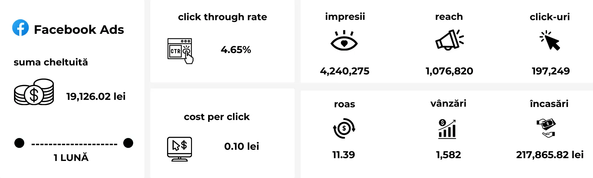 Performanța campaniei de ecommerce pentru bulbi de flori în luna martie 2025