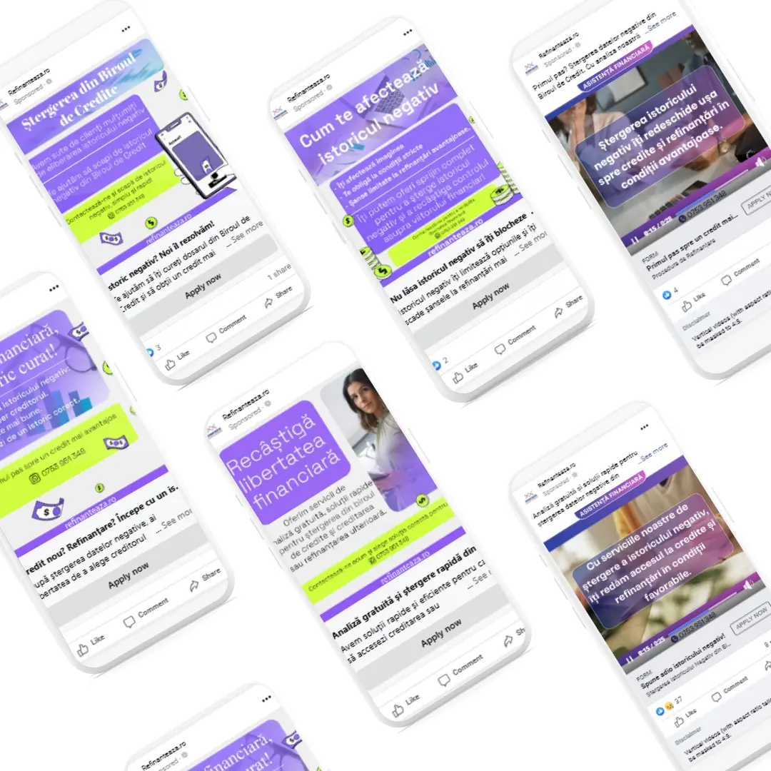 Performanțele campaniilor din luna mai – servicii financiare