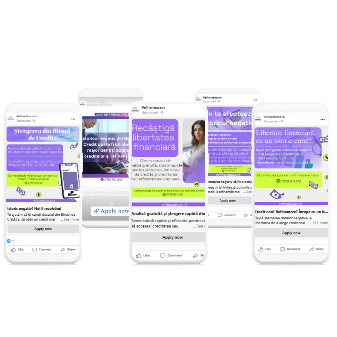 Scalare eficientă în servicii financiare – exemplu de campanie