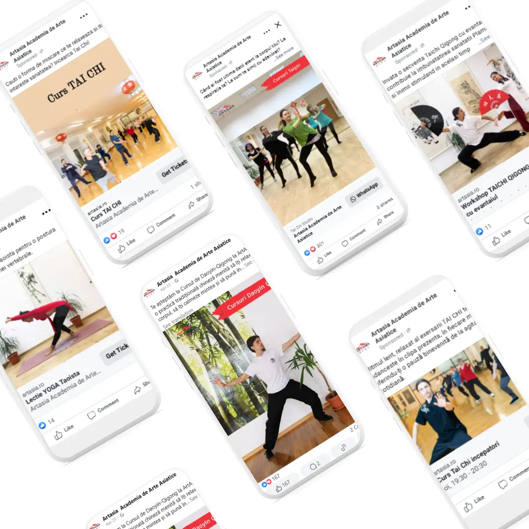 Impactul unei strategii personalizate de Meta Ads asupra înscrierilor la cursuri holistice – studiu de caz.