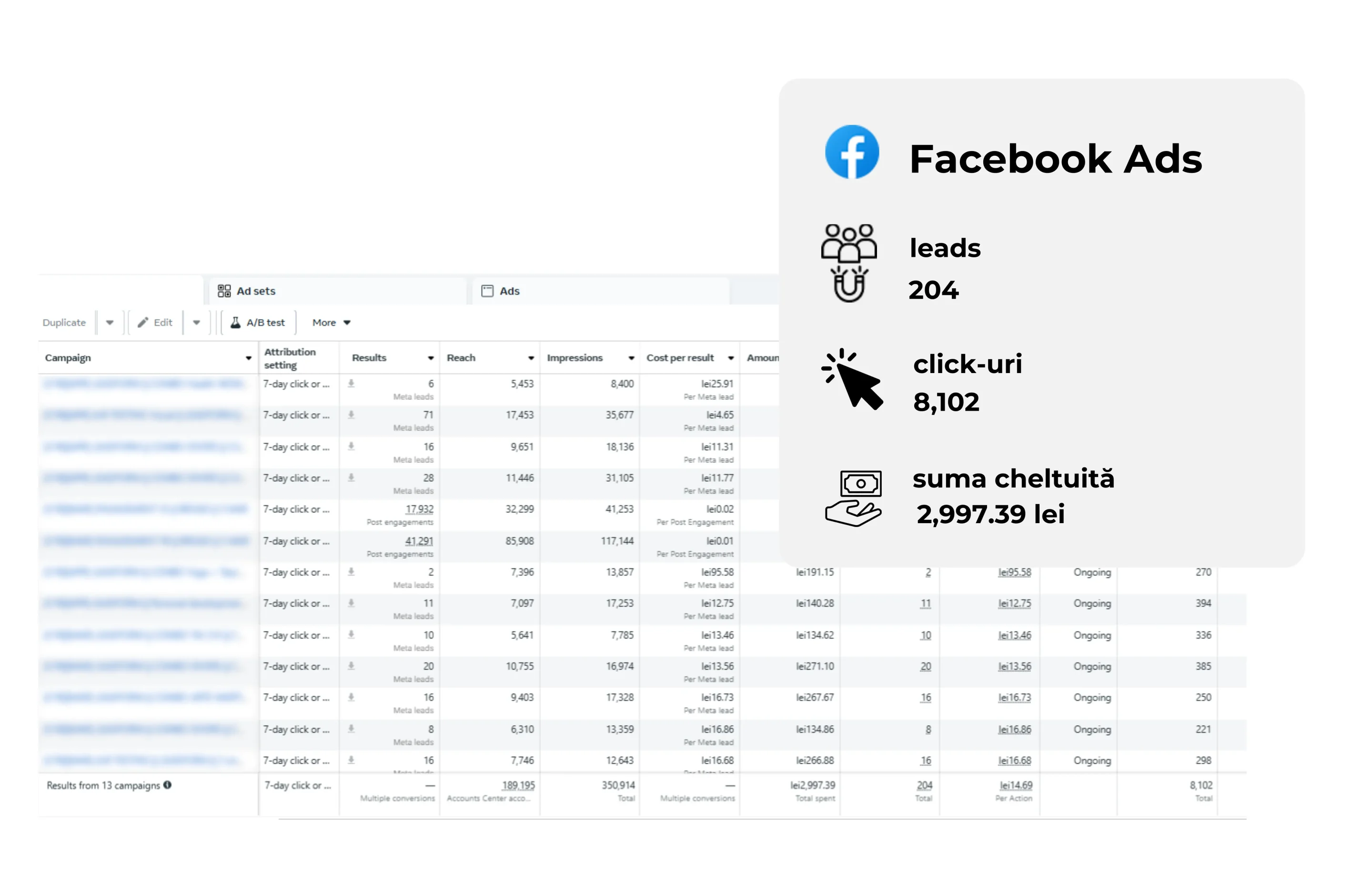 Strategie Meta Ads pentru promovarea cursurilor holistice – studiu de caz.