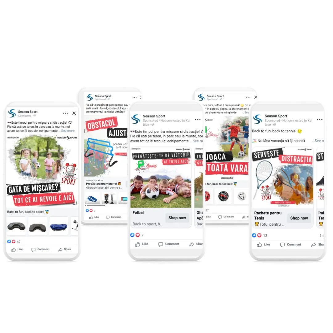 Creșterea vizibilității brandului pe Facebook și Instagram: 148.978 persoane atinse și peste 477.000 de impresii generate.