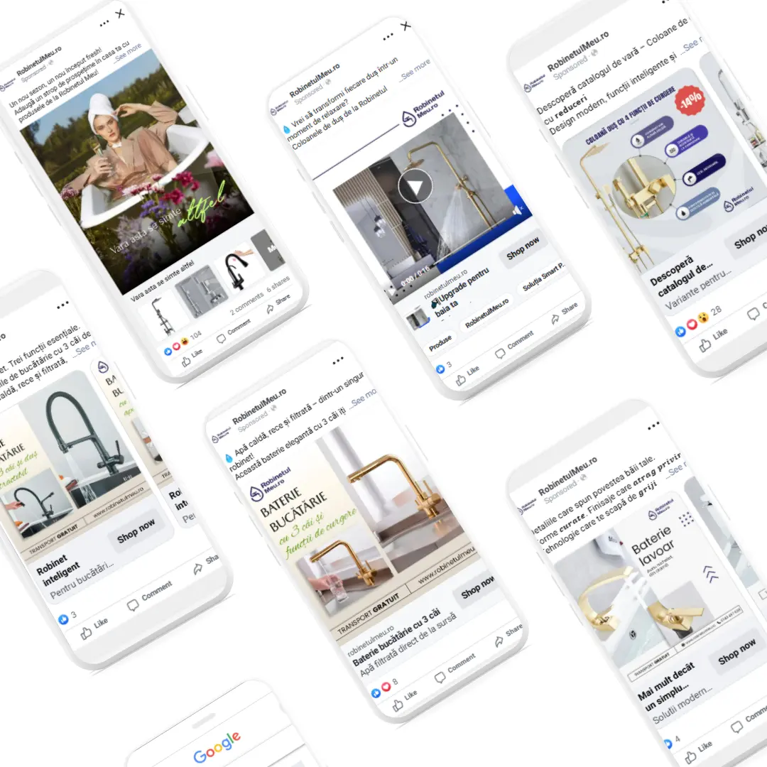 Rezultatele campaniilor cu grafică creativă realizate de Cyberaxo: 64 achiziții și 52.800 RON vânzări.