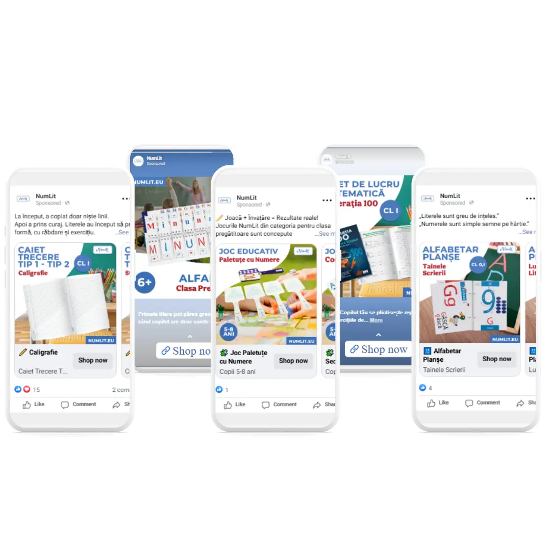 Vizualuri dinamice de tip video și carusel care au crescut performanța campaniilor Back to School