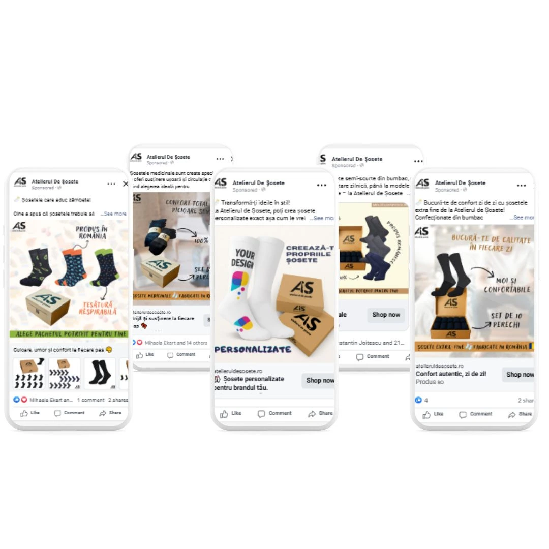 Impactul vizualurilor colorate în decizia de cumpărare în nișa fashion – exemplu Atelierul de Șosete