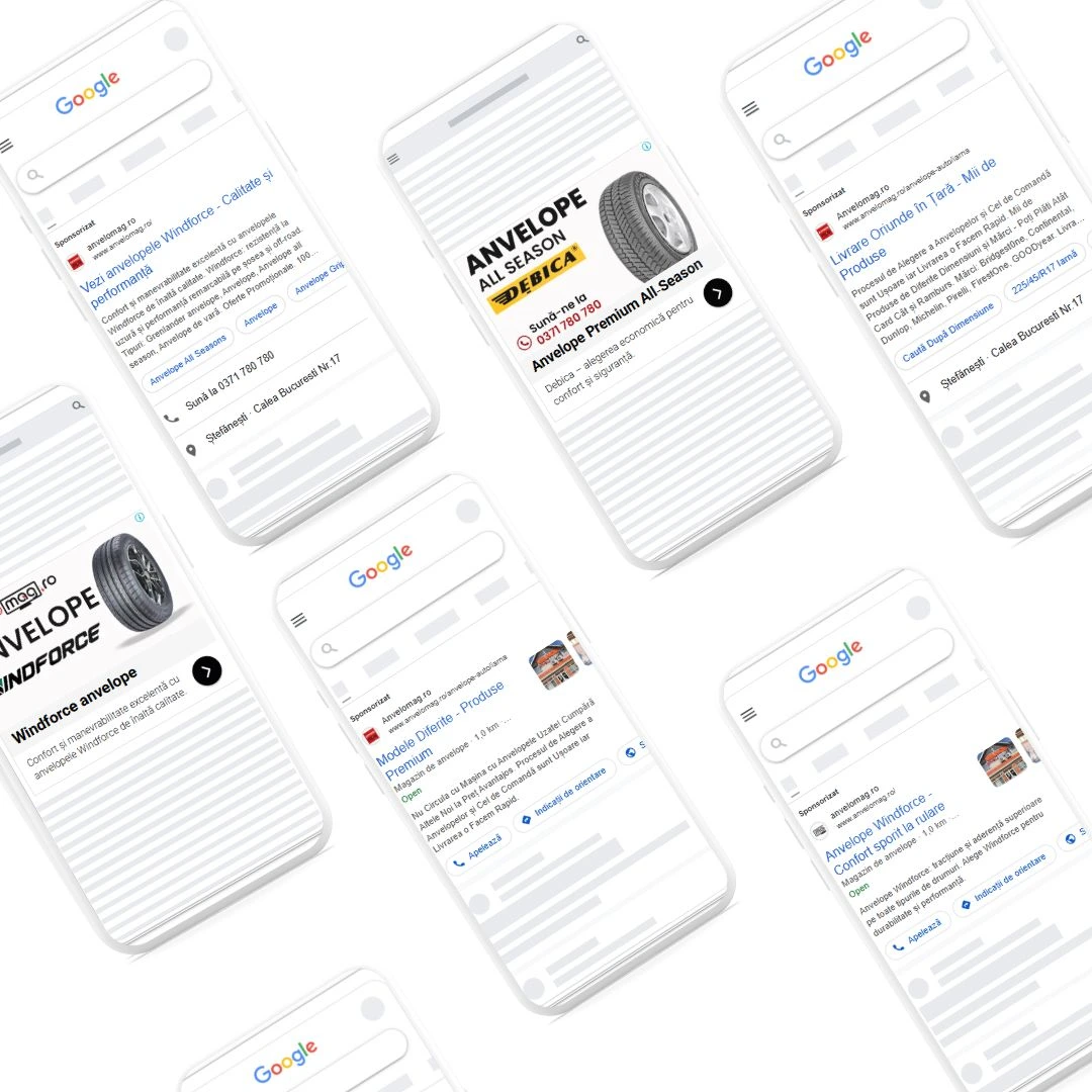 Optimizare funnel de achiziție pentru anvelope online, strategie implementată de CYBERAXO® pentru Anvelomag